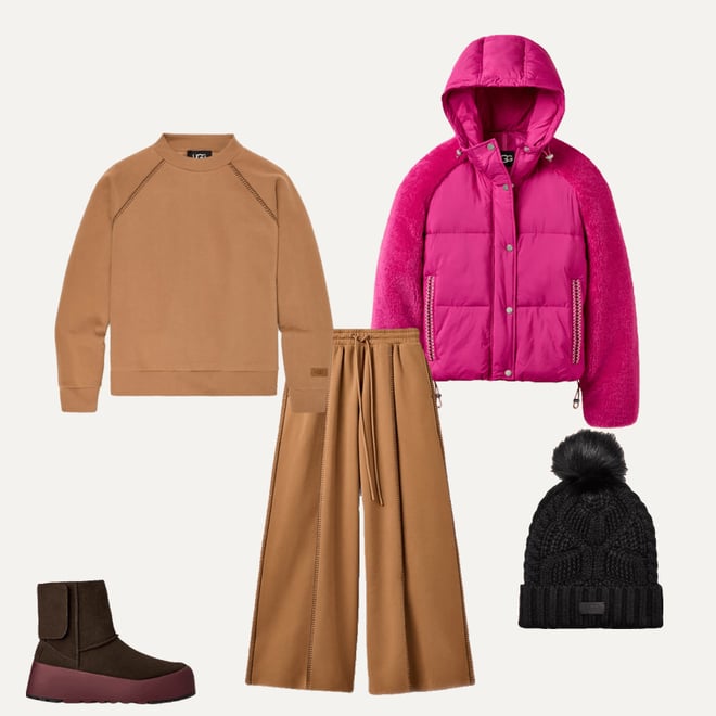 Women's Cable Beanie With Pom