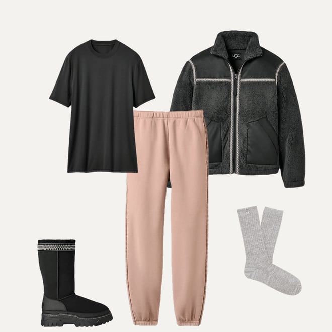 Women's Rib Knit Slouchy Crew Sock