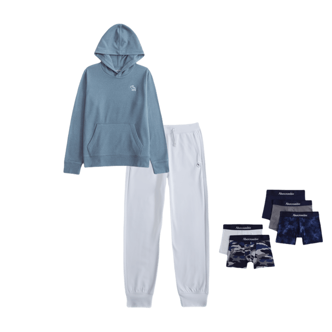 cozy hooded long-sleeve tee