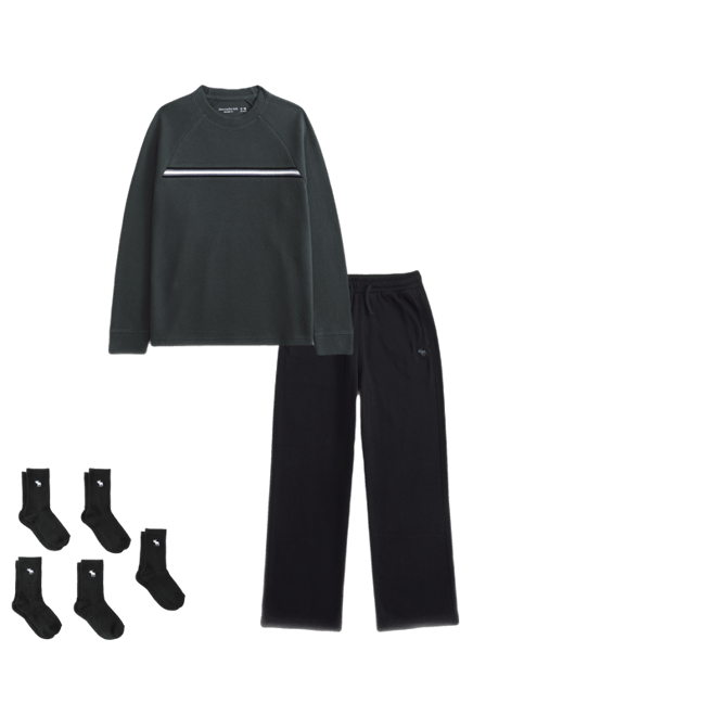 essential icon baggy open-hem sweatpants