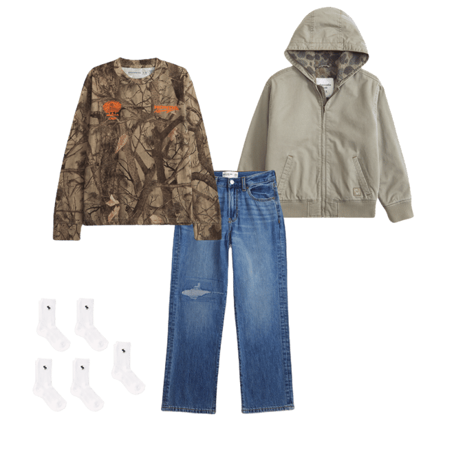 hooded workwear jacket