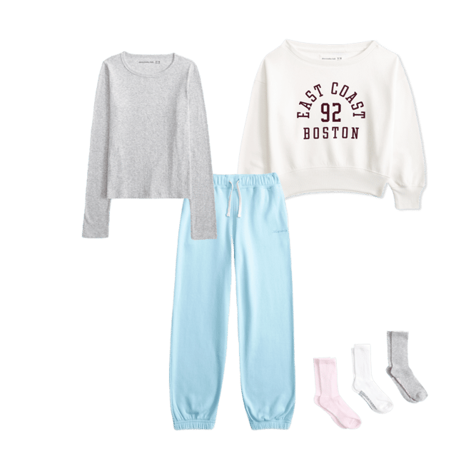 essential logo fleece sweatpants