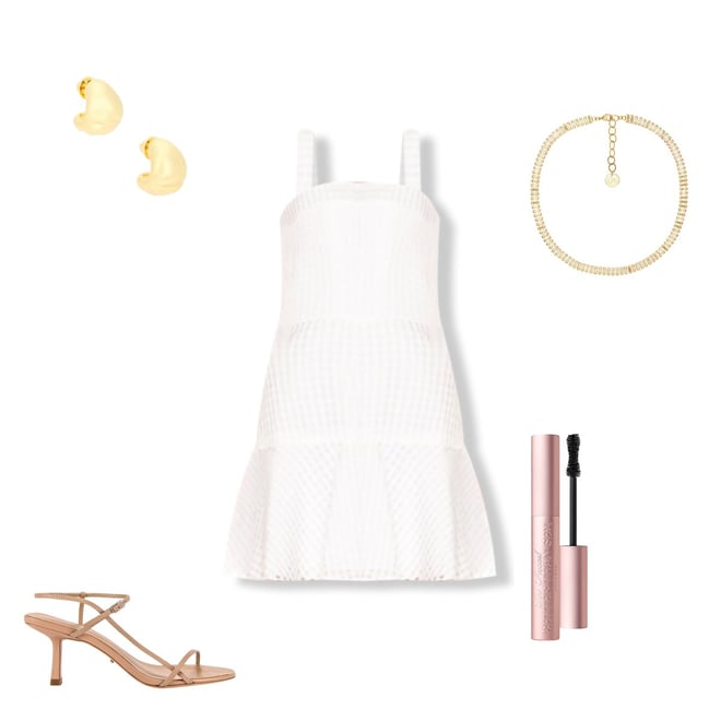 annalise dress in ivory amanda uprichard Amanda Uprichard - Annabelle Dress