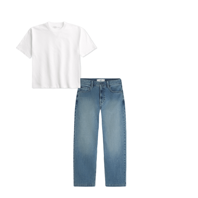 Boxy Crop Heavyweight Crew T-Shirt