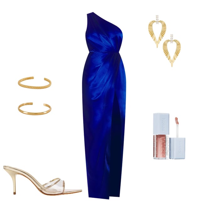 strapless open back dress Eliza J Off-the-Shoulder Evening Dress EJ2M0055