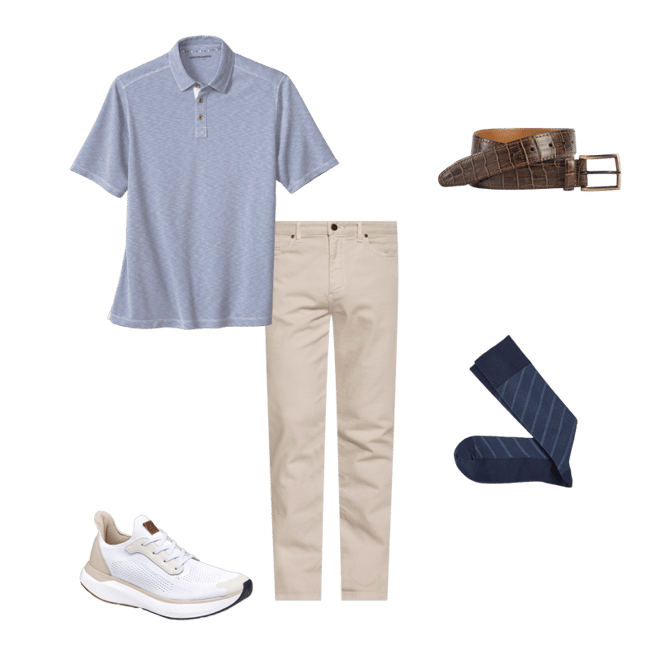 Men's Miles Knit Lace-Up in White Knit | Johnston & Murphy