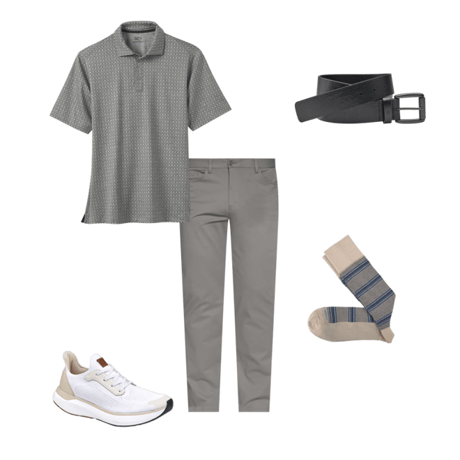 IENA【JHONSTONS 】knitstole130＊35 Men's Miles Knit Lace-Up in White Knit | Johnston & Murphy