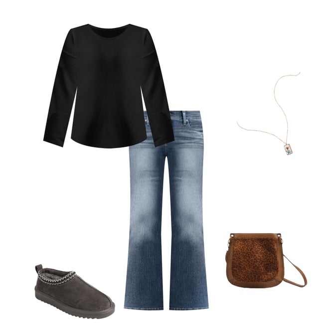 Plus Size 24/7 Clara Seersucker Long Sleeve Tee