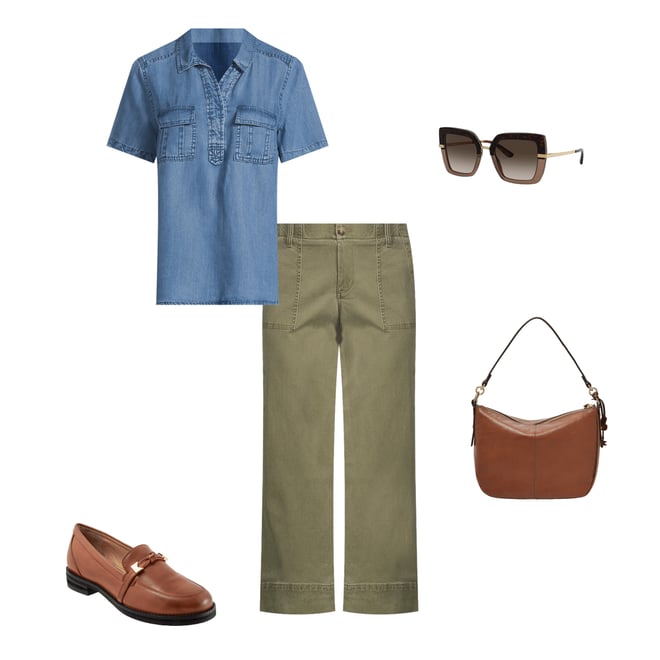 パンツ Cropped Field Pants Tommy Bahama Boracay Stretch Sateen Cropped Wide Leg