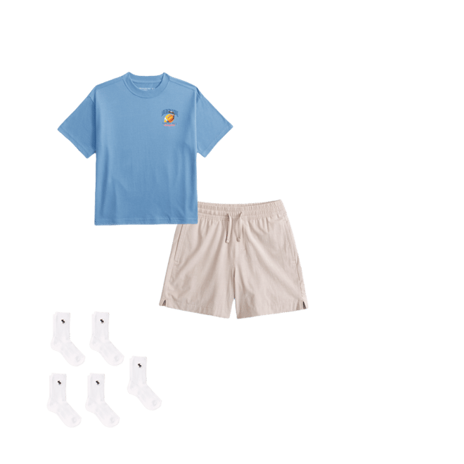 a&f hybrid shorts