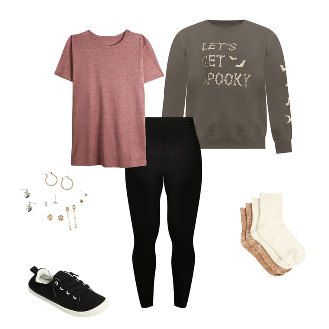 Plus Size Lets Get Spooky Relaxed Fit Sweatshirt