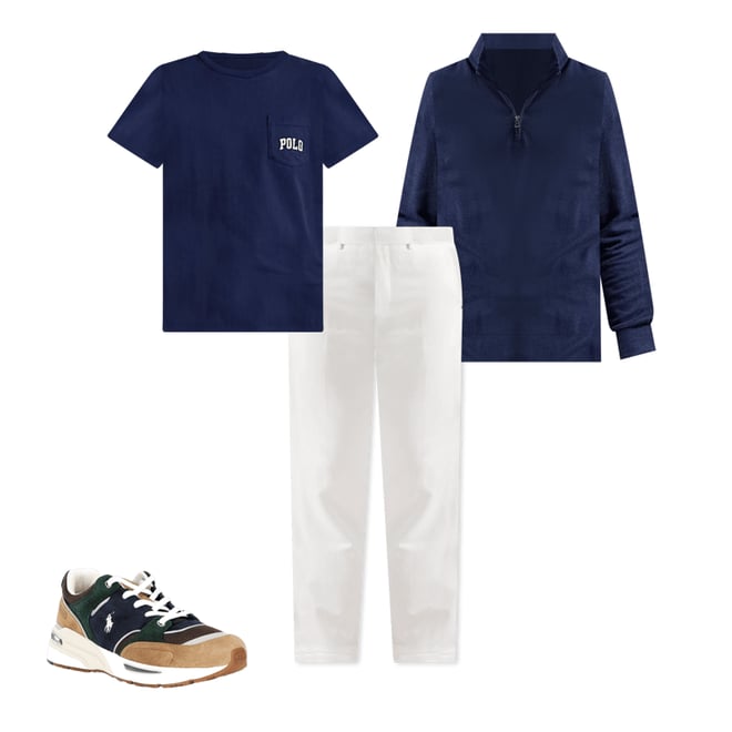 French Navy Polo Ralph Lauren Golf Pants Polo Ralph Lauren Pants - Main Image