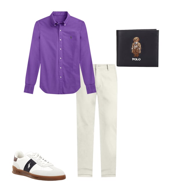 Polo Ralph Lauren Solid Garment-Dye Oxford Classic Fit Long