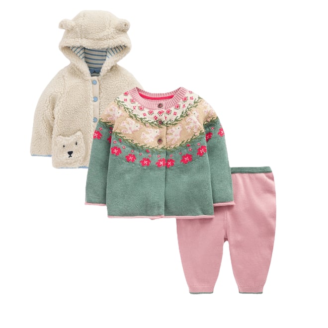 Knitted Play Set-Csarite Green Dove Boden USA