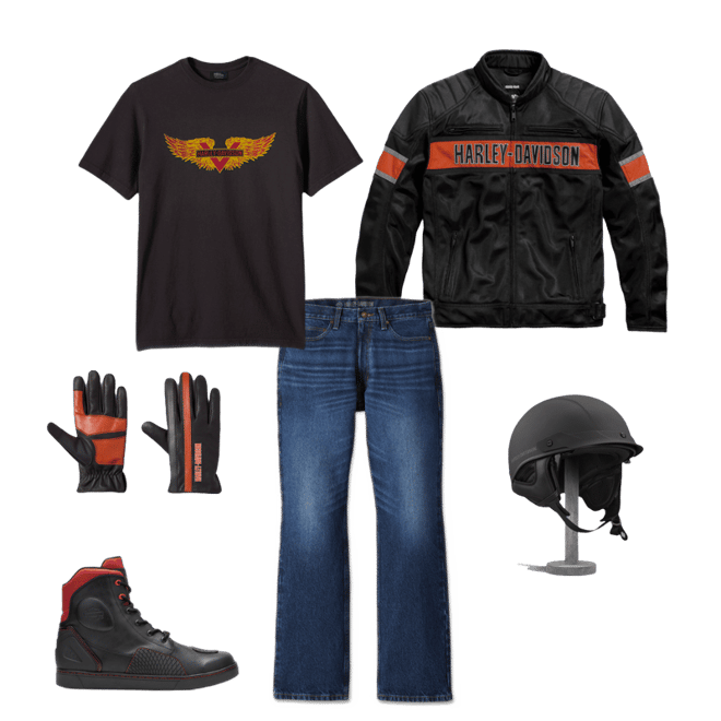 Men’s Tagline Mesh Blouson ICON Mesh AF Leather Jacket | XtremeHelmets.com