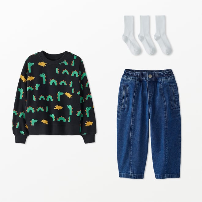 Waffle Crewneck | Hanna Andersson