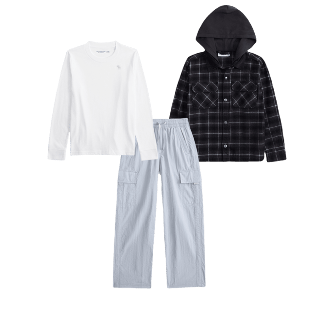 hooded shirt jacket