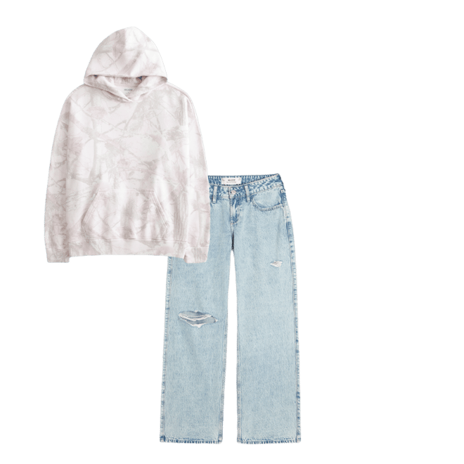 Oversized Pink Camo Hoodie