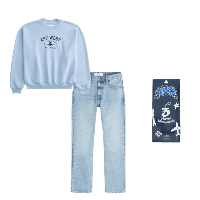 Baggy Cinch Key West Graphic Crew Sweatshirt