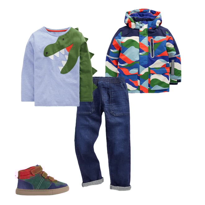 All-weather Waterproof Coat-Multi Landscape | Boden USA