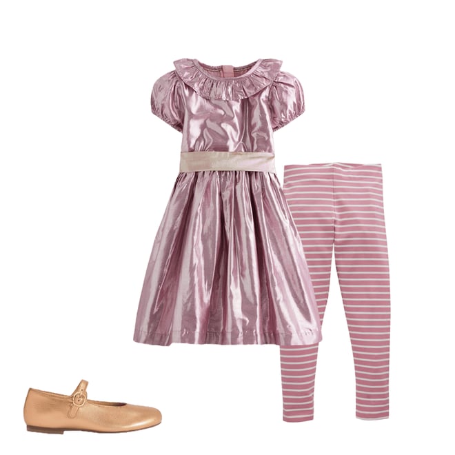 Everyday Fun Leggings-Formica Pink/Ivory Stripe Boden USA