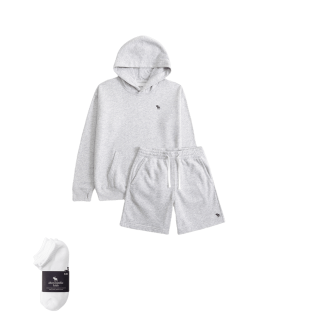 comfy icon hoodie & shorts set