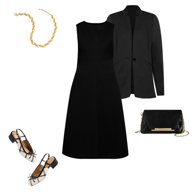 Luxe Ponte Fit & Flare Dress | Talbots