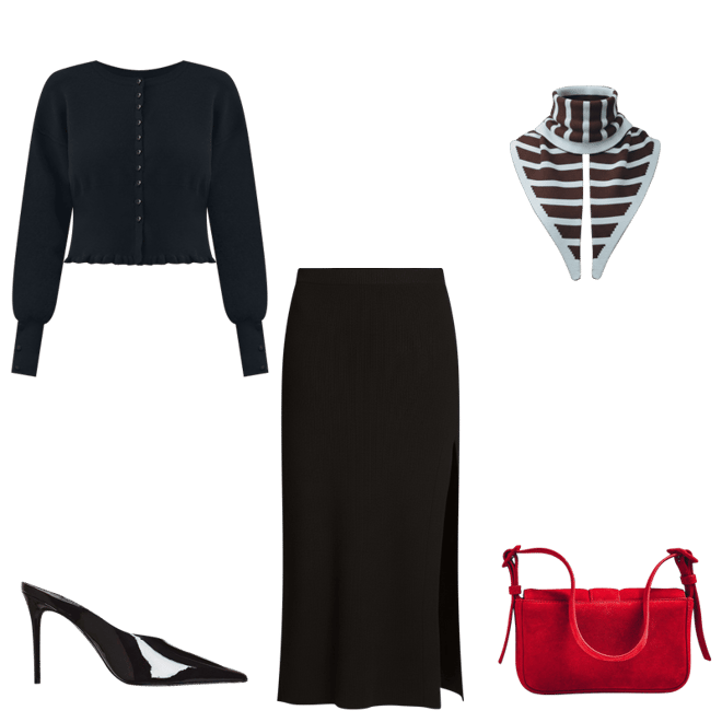 Pilcro Crew-Neck Fitted-Waist Cardigan Sweater