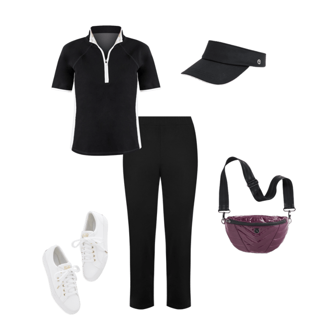 UPF 50+ Piqué Half-Zip Polo | Talbots