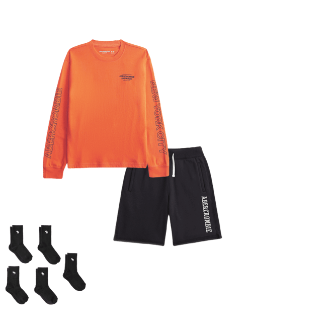 long-sleeve logo tee