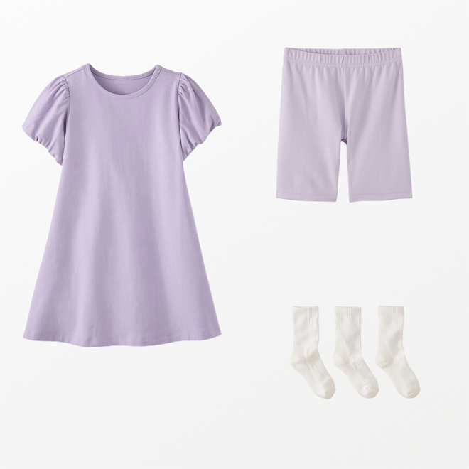 Bubble Sleeve Swing Dress with Pockets | Hanna Andersson