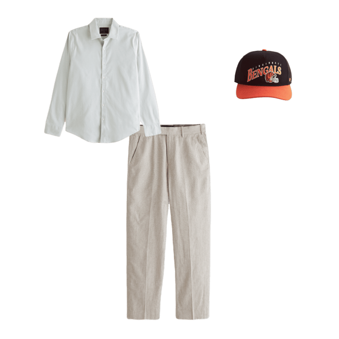 The A&F Collins Linen-Blend Suit Pant