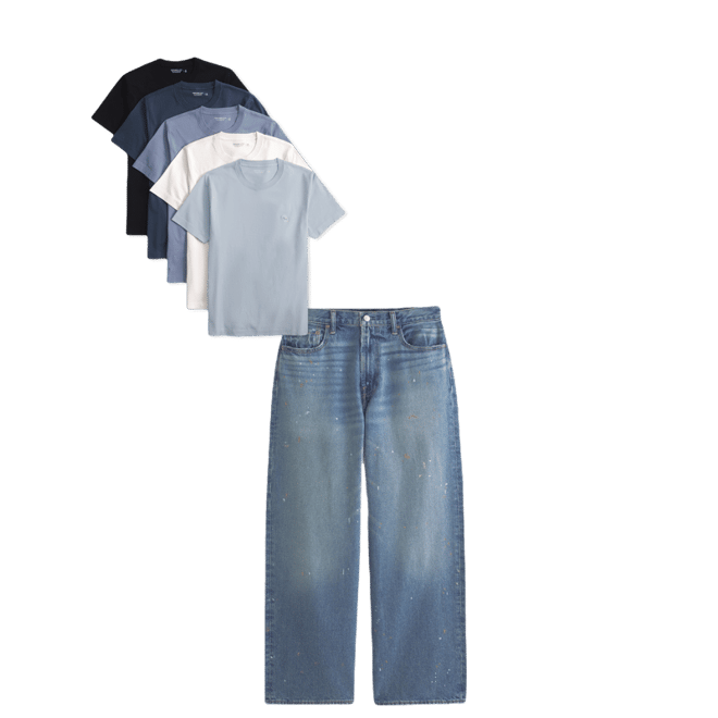5-Pack Slim Polished Icon Tees