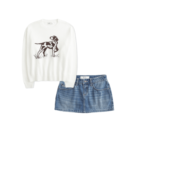 Easy Dog Graphic Crew Sweater