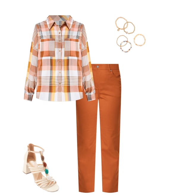 Cato Fashions | Cato Multi Stone T- Strap Heeled Sandals