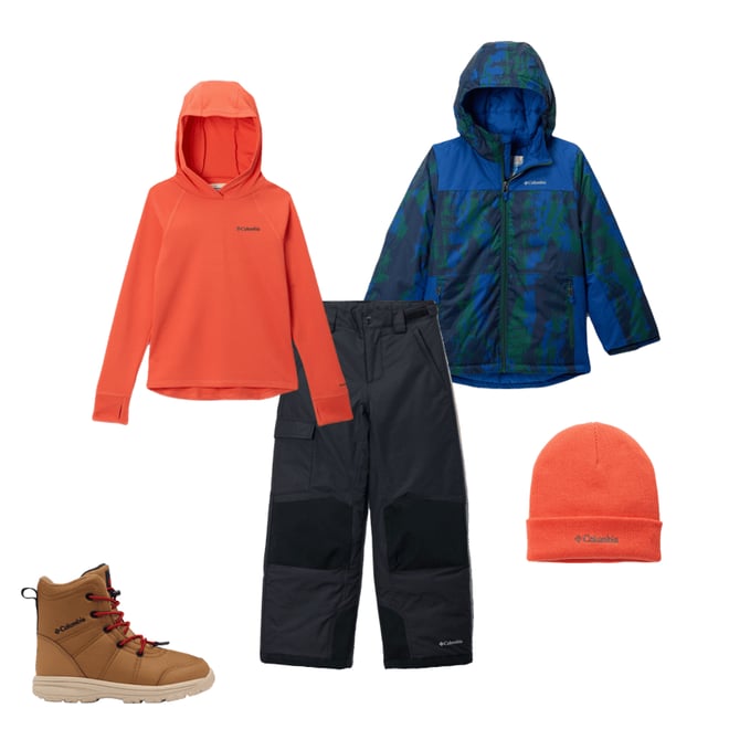 Columbia OMNI-HEAT 子ども用ウェアセット xs Columbia OMNI-HEAT 子ども用ウェアセット xs Kids' Omni-Heat