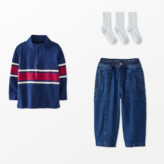 Hanna Quarter Zip Pullover | Hanna Andersson