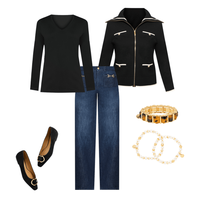 新品タグ付き THETOE WILLIAMSBURG ZIP CARDIGAN Full-Zip Cardigan - Tipped | Talbots