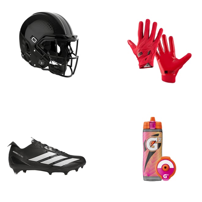 Grip Boost Adult Raptor 2.0 Padded Hybrid Football Glove