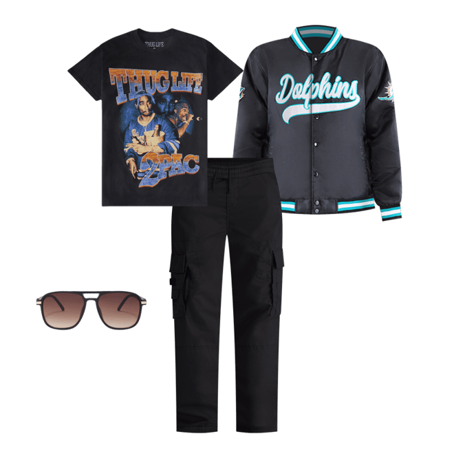 Tupac Thug Life Relaxed Graphic Tee