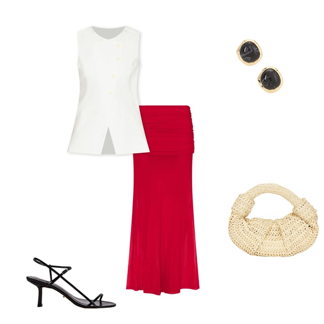 2nd bundle featuring 4 items which compliment Meila Maxi Skirt