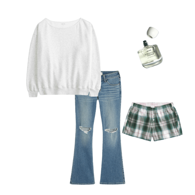 Low-Rise Ripped Medium Wash Boot Jeans