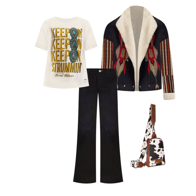 Wrangler x Lainey Wilson Jacquard Lainey Coat in Jacquard