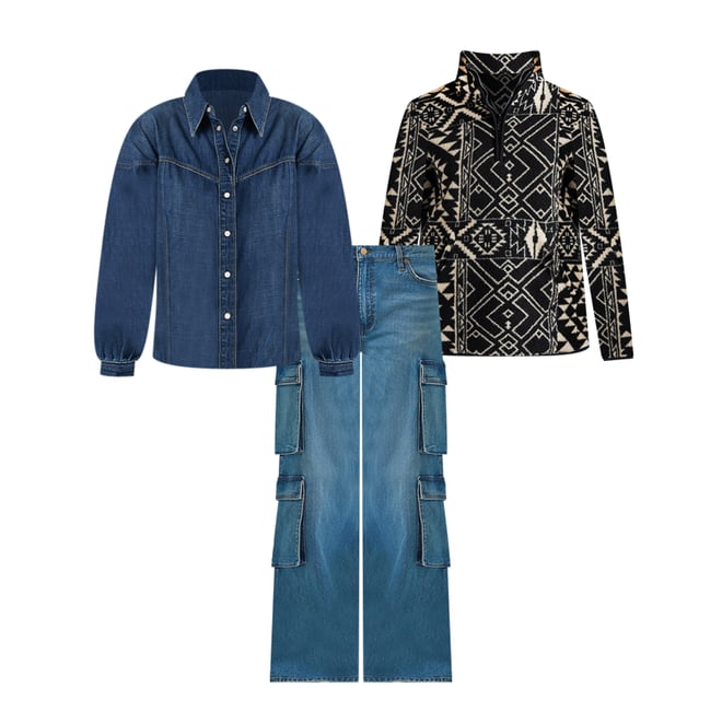 Women's Pintuck Shirt in Homestead Haze