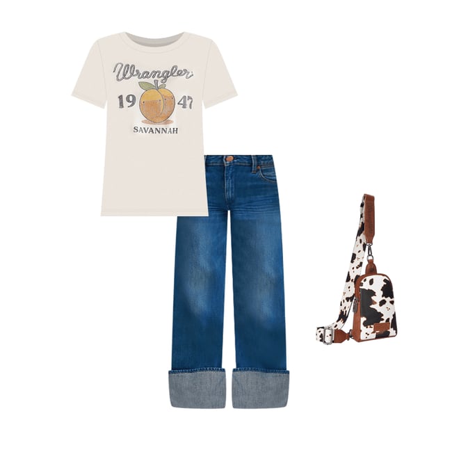 Women's Cuffed Trouser Jean in Rodeo Ridge