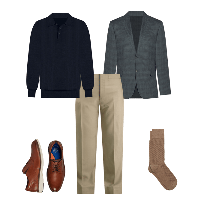 slim fit dress slacks Premium Comfort Dress Pant main image 0
