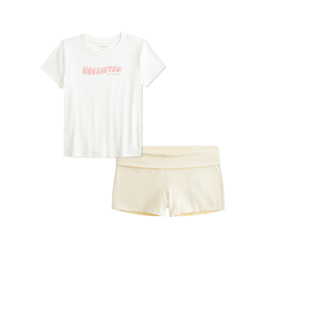 Reversible Knit Shortie Shorts