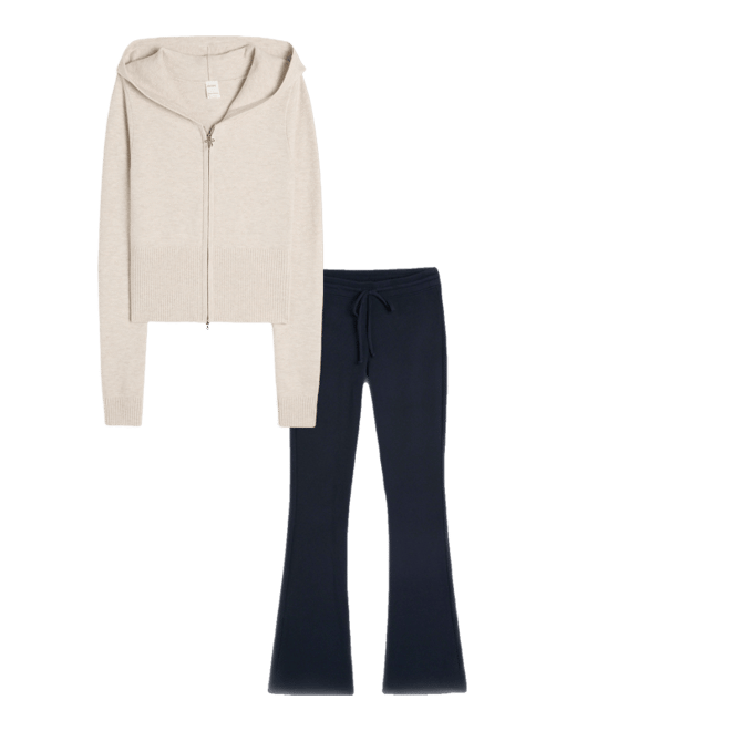 Gilly Hicks Zip-Up Sweater Hoodie