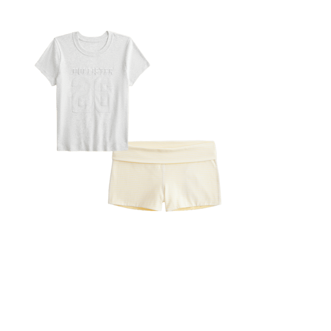 Reversible Knit Shortie Shorts