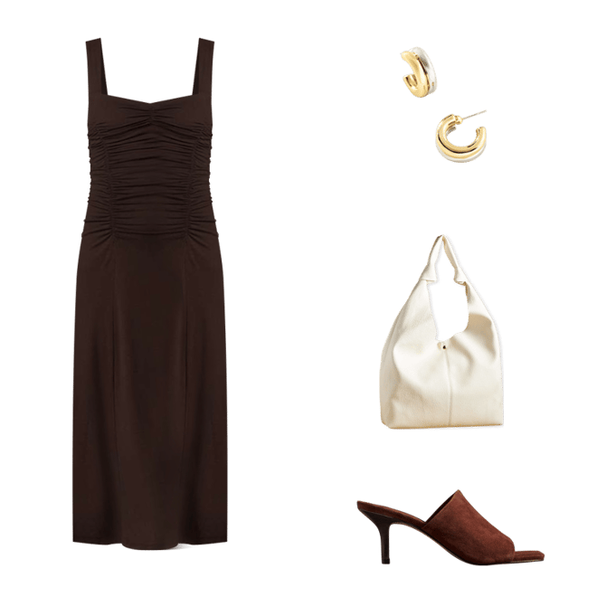 Reformation Suvi Sweetheart Knit Midi Dress